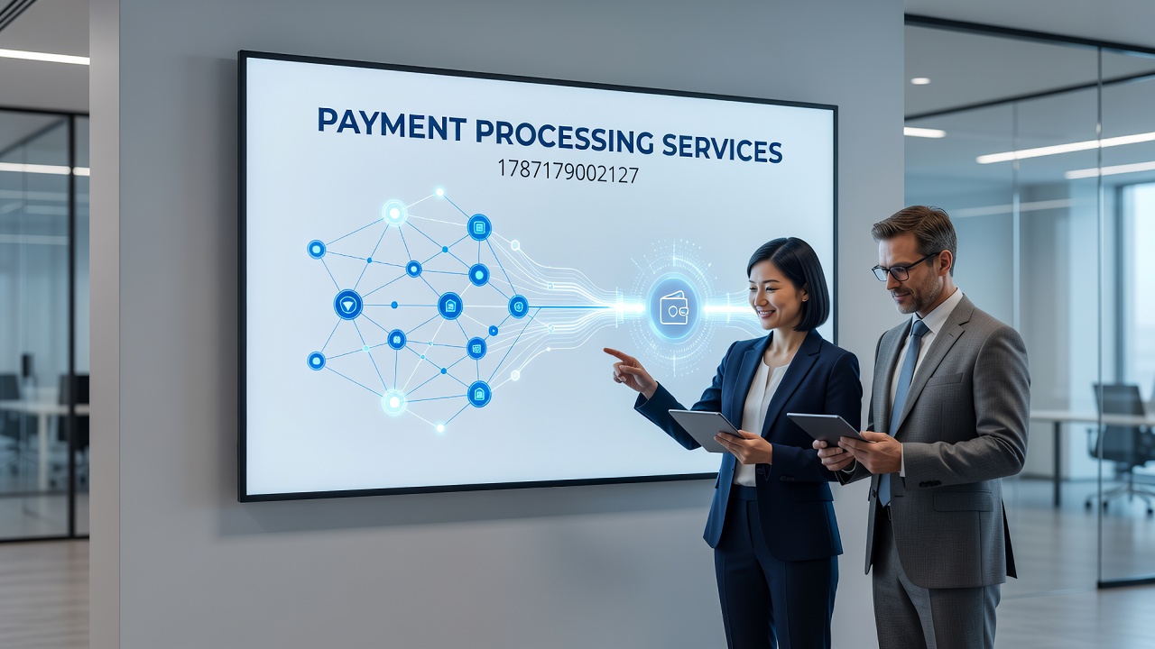 Global map highlighting payment processing networks and regional transaction hubs