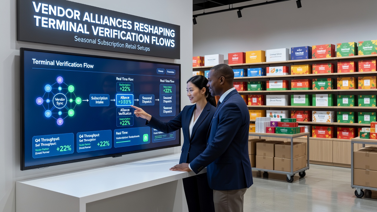 Vendor partnerships streamlining terminal verification processes in retail subscription environments